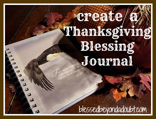 Thanksgiving Blessing Journal Keepsake
