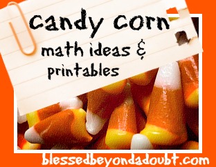 Candy Corn place value worksheet and more!