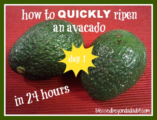 how to ripen an avacado