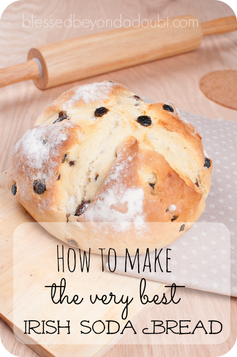 My family looks forward to our traditional Irish meal each St. Patrick's Day, and this Irish Soda Bread reciped is so simple to make.