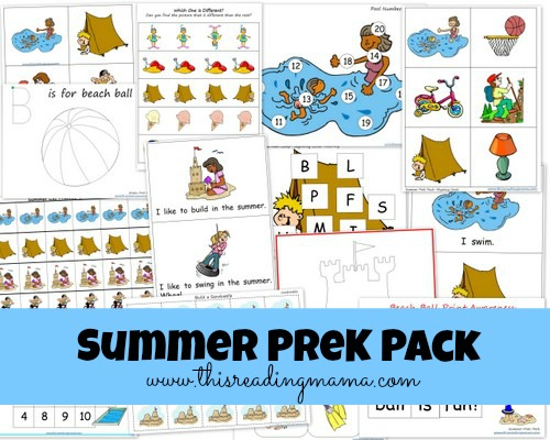 FREE Summer Printable Pack - PreK ! - Blessed Beyond A Doubt