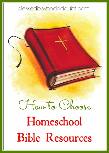 homeschool bible resources