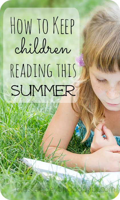 This simple tip will encourage your children to read during the summer months.