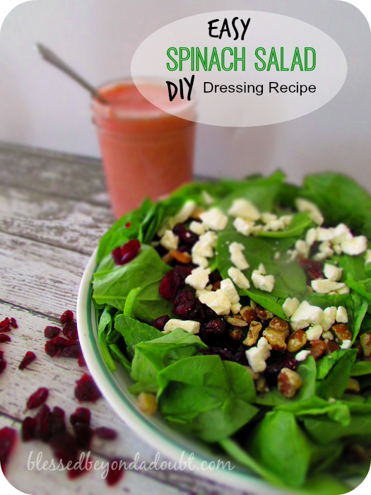 easy spinach salad