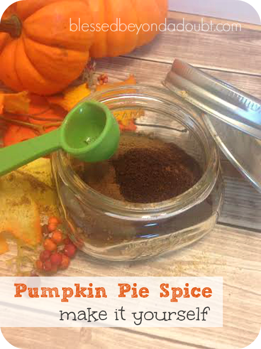 homemade pumpkin pie spice