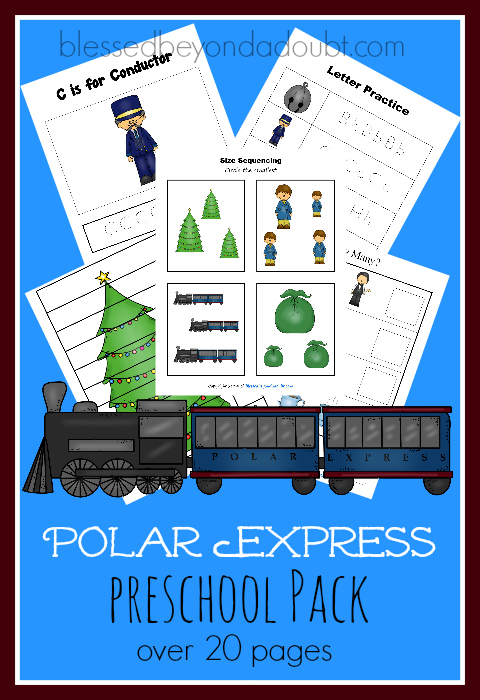 Polar Express Preschool Printables