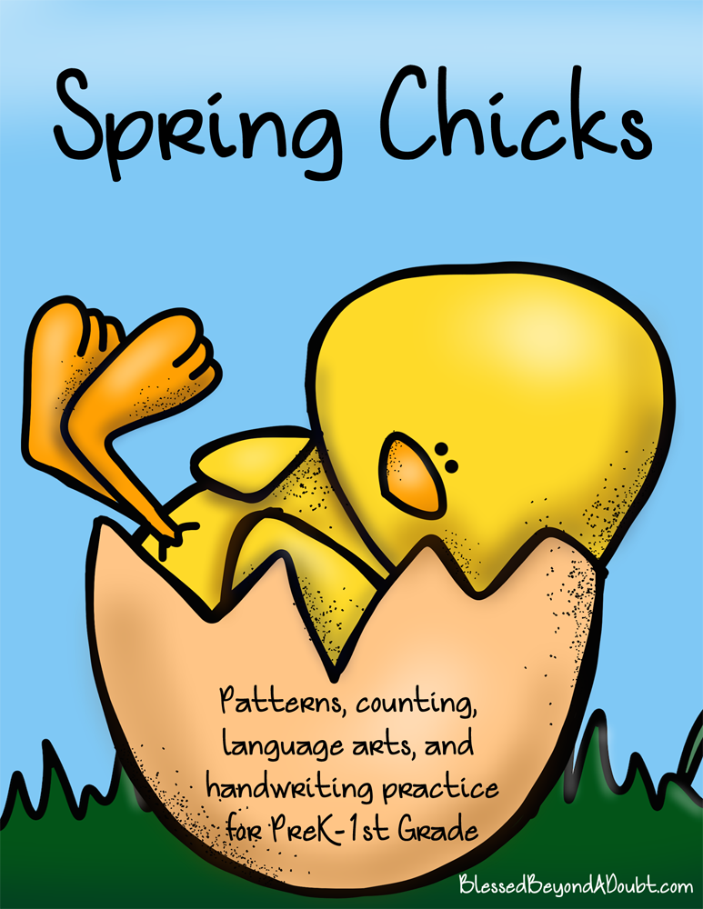 Spring Chicks Printable Language Arts Pack