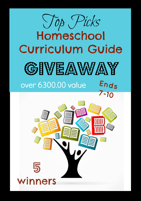 HUGE homeschool giveaway! We are looking for 5 winners! Giveaway value is retailed over 6300.00! Hurry and enter today!