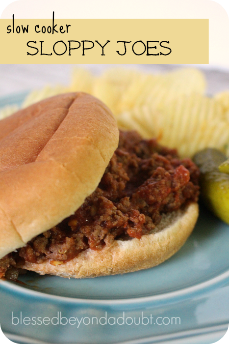 How to make homemade sloppy joes that rock in the slow cooker!
