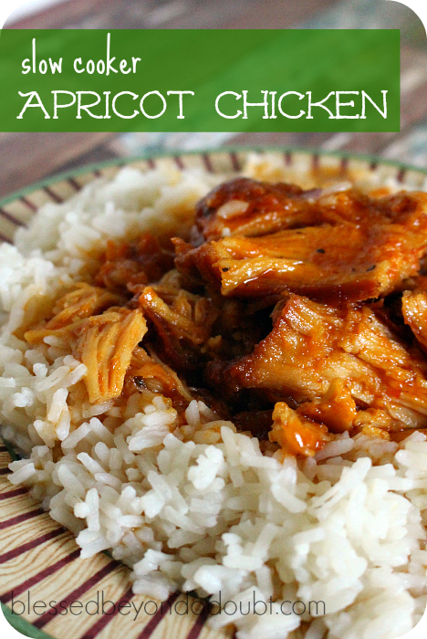 If you love BBQ chicken, than you have to try this slow cooker apricot Chicken recipe. It's awesome!