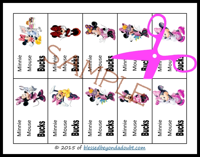 Free Printable Minnie Mouse Reward Chart