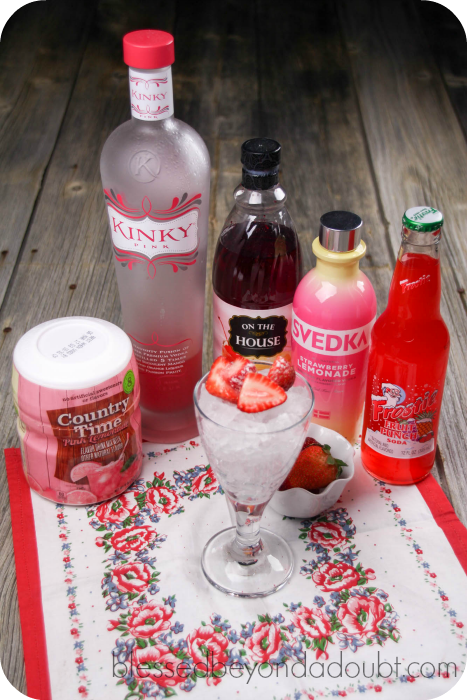 Summer Strawberry Cocktail_ingredients