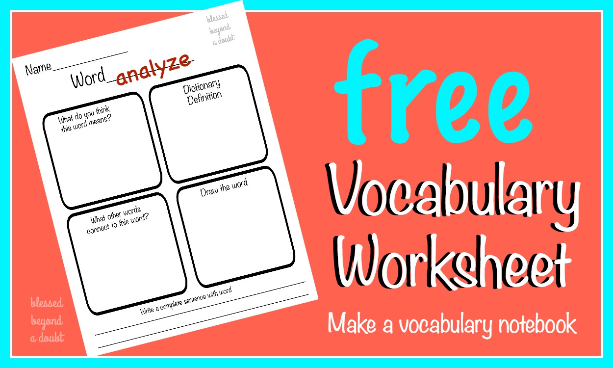free-vocabulary-worksheet-blessed-beyond-a-doubt