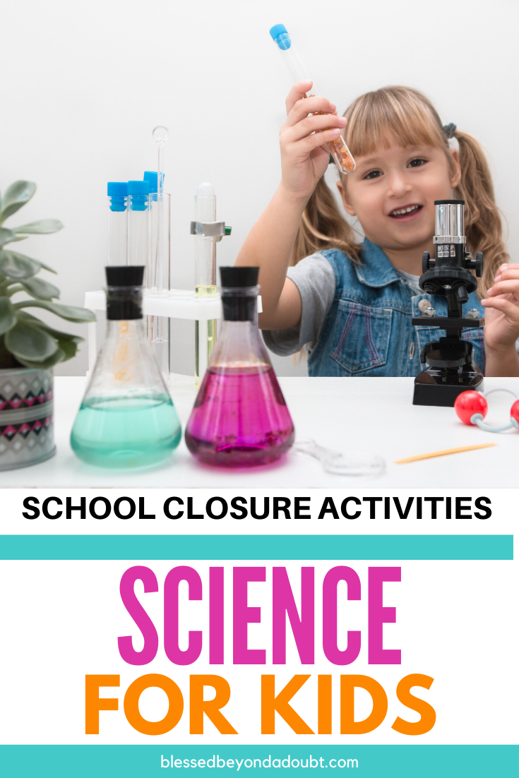 Teach your kids about science with these simple science activities with items that you have at home. Which science activity will you try first? #scienceexperimentskids #science #distantlearning #scienceactivitiesforkids #scienceactivitiespreschool #distantlearningideas #homeschool