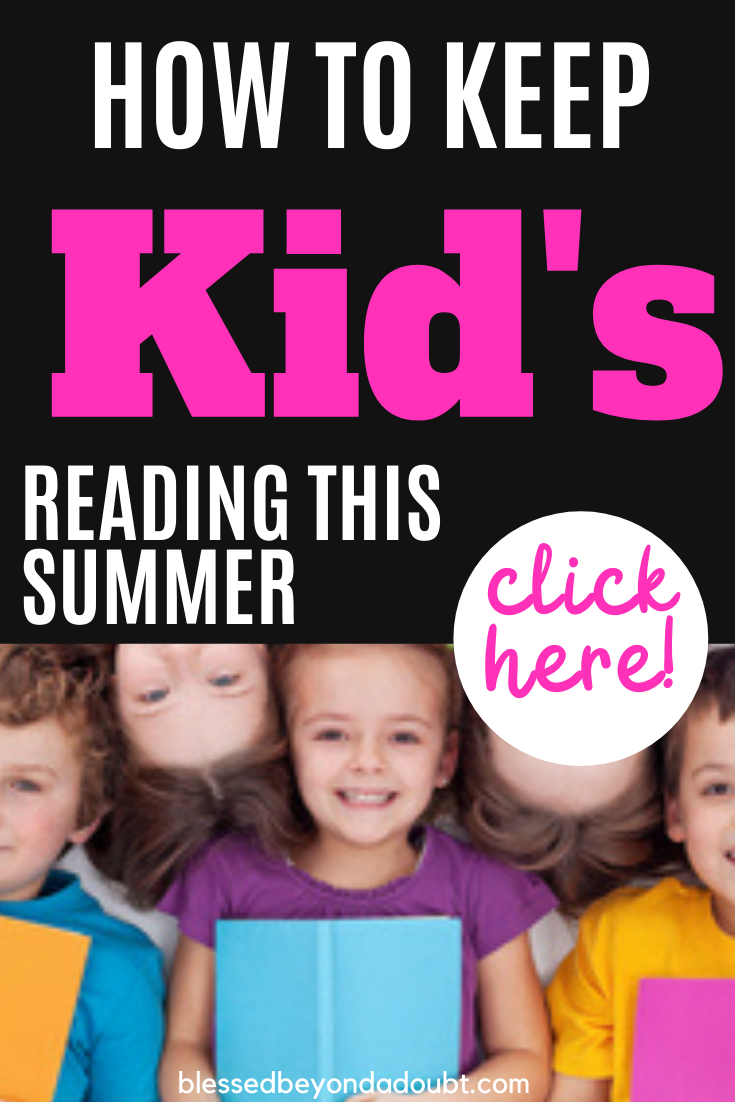 Find out the secret to keeping your kid's reading over the summer without breaking their arm. It has worked for years for my kiddos. #summerreadingchallenge, summerreadingchallenge20202 #summer #readingchallenge 