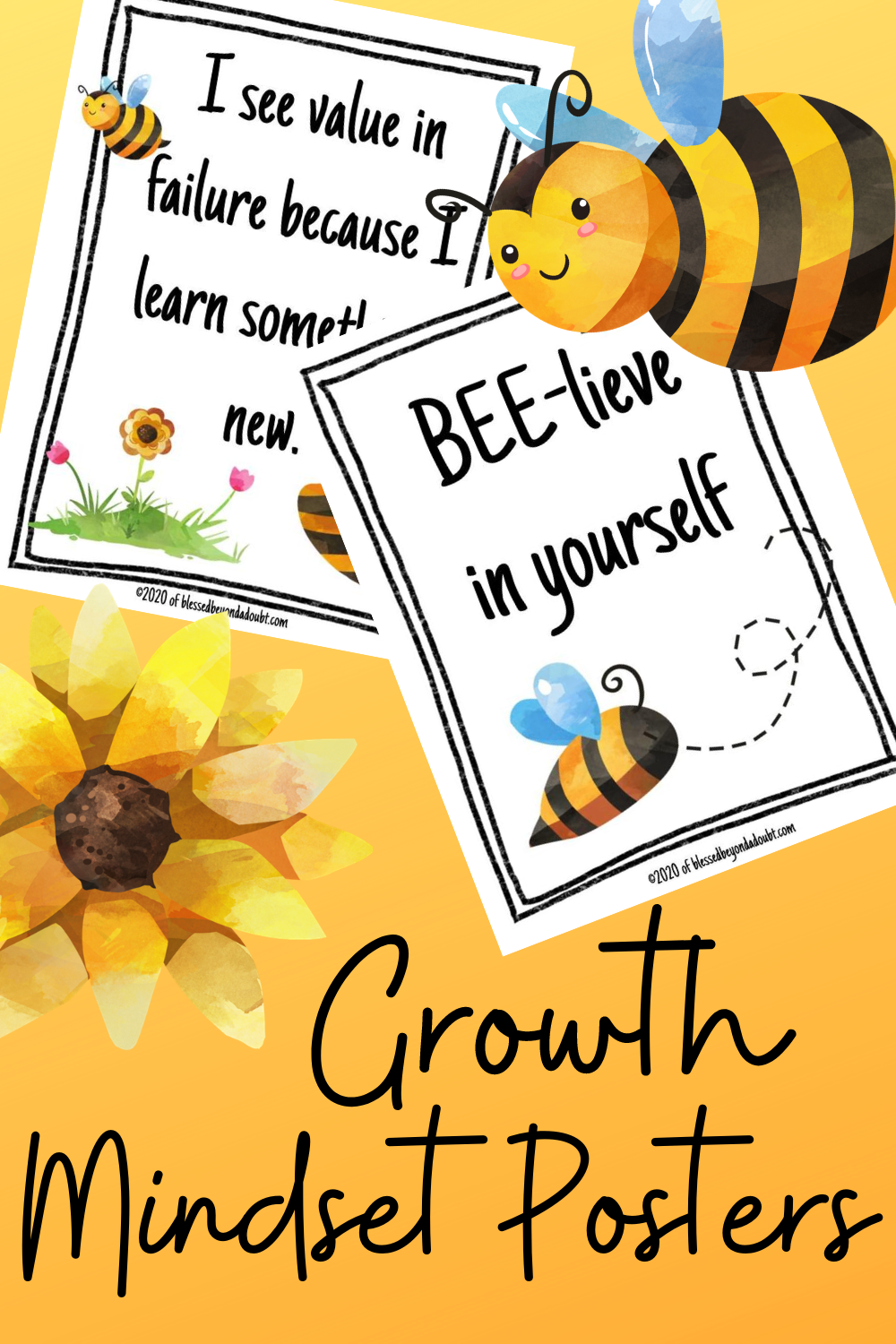 Here are 2 sets of FREE Growth Mindset Posters for classroom. There are over 20 different encouraging quotes. Pick and choose which ones work in your classroom. #growthmindset #growthmindsetquotes #growthmindsetactivities #growthmindsetbulletinboard #growthmindset bulletinboardfree#growthmindsetquotes #growthmindsetquotesforkids #growthmindsetquotesforkidsposter #growthmindsetbulletinboard