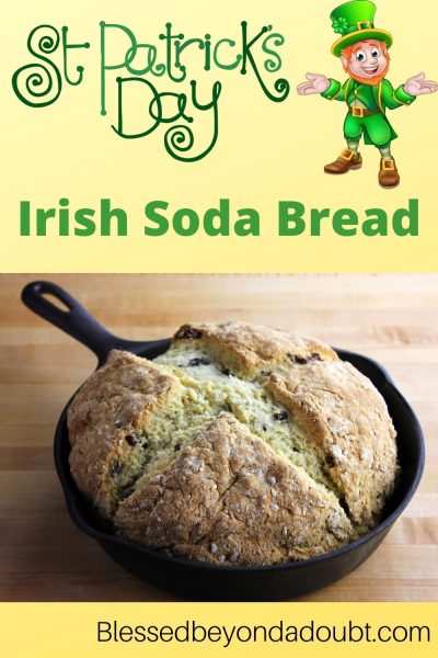 My family looks forward to our traditional Irish meal each St. Patrick's Day, and this Irish Soda Bread reciped is so simple to make.