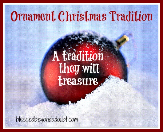 A Christmas tradition - Ornaments