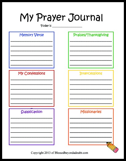 FREE Children's Prayer Printable! - Blessed Beyond A Doubt