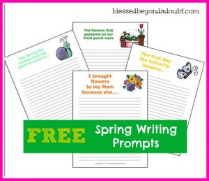 FREE Spring Writing Prompts