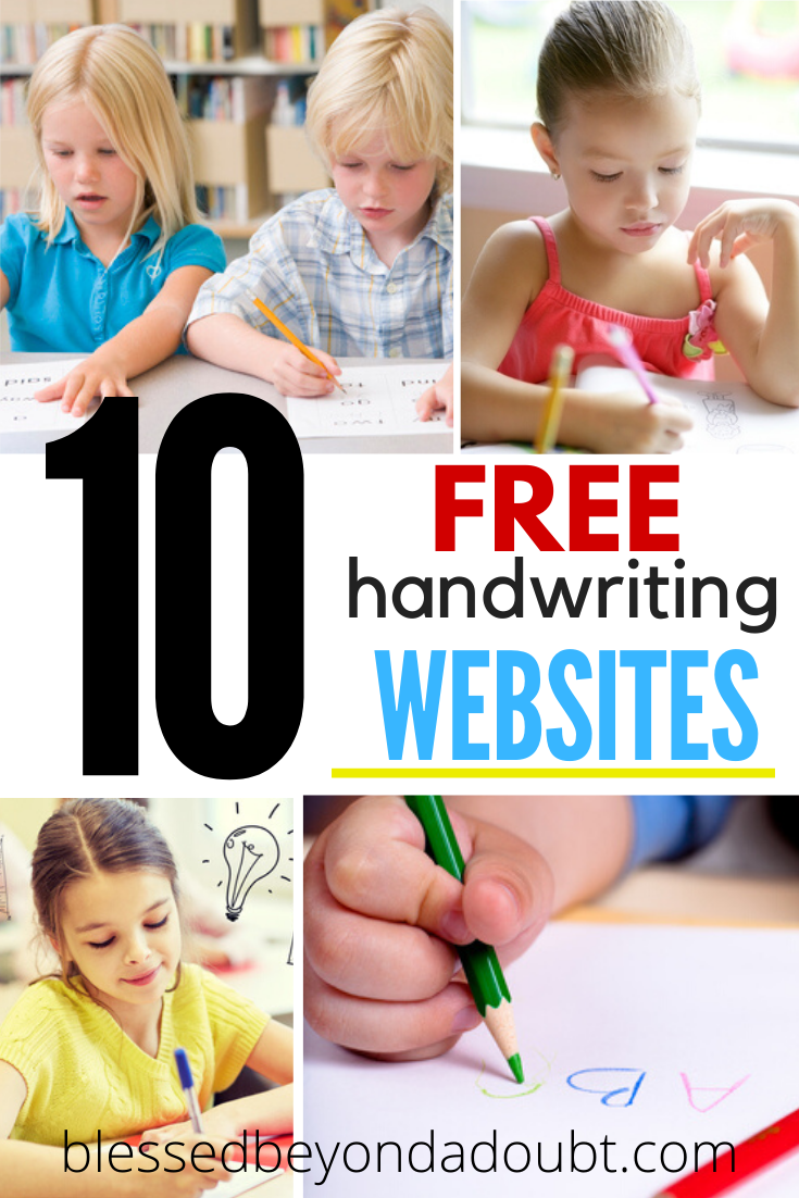 You can totally teach your children handwriting for free. Check out all the free handwriting websites available to you during the school closure. #freehandwritingworksheets #freehandwriting #freehandwritingpracticesheets #schoolclosureactivities #homeschoolprintables #homeschoolprintablesfree #freehandwritingprintables