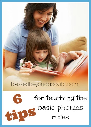 6 tips for teaching the basic phonics rules