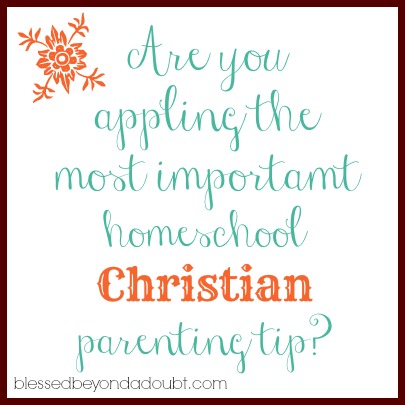 christian parenting tip
