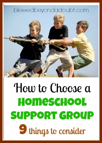 how to choose a homeschool support group - 9 Steps!