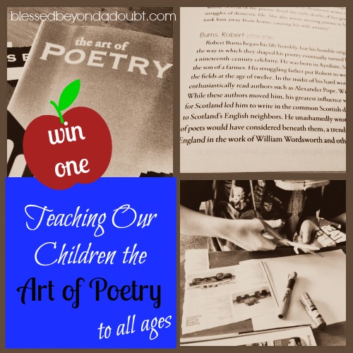Teaching the Art of Poetry