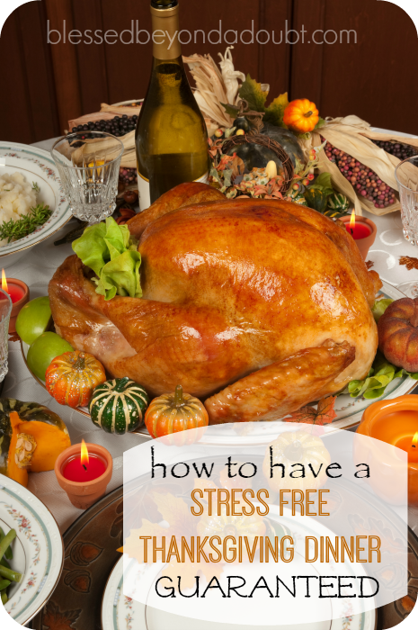 stress free Thanksgiving