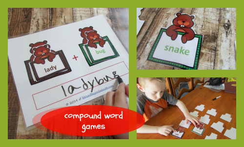 FUN Groundhog Day Compund Word Games and Ideas
