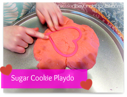 how to make playdo Valentine's Day Sugar Cookie Playdo FUN!