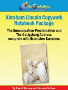 Abraham Lincoln copywork