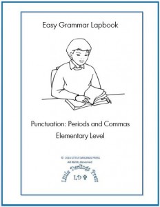 grammar lapbook periods and commas