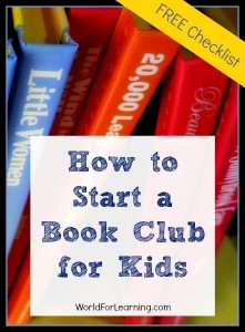 How to Start a Book Club for Kids [FREE Checklist]
