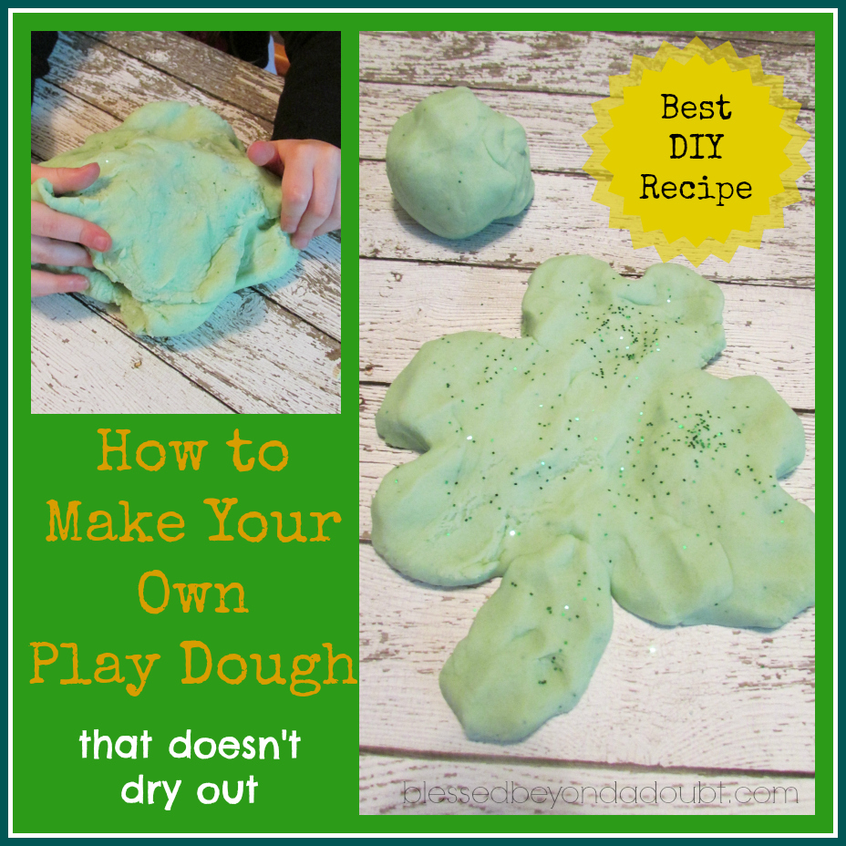 play doh that doesn't dry up
