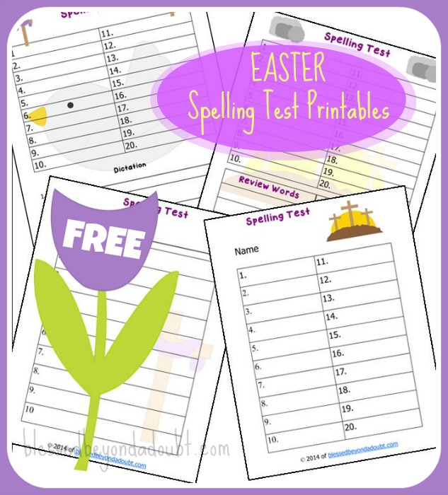 Have your kiddos practice their spelling pretests with these FUN resurrection spelling printables! They will think you are the coolest.