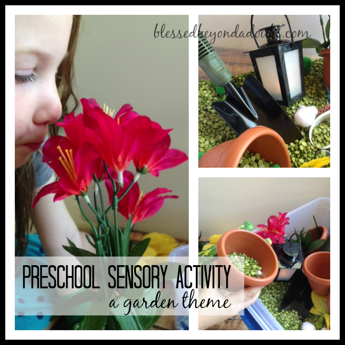 DIY Garden Preschool Sensory Activities