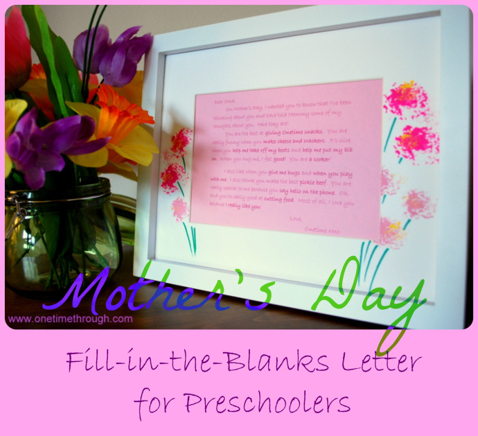 Teach Your Preschoolers how to wite a Love Note!
