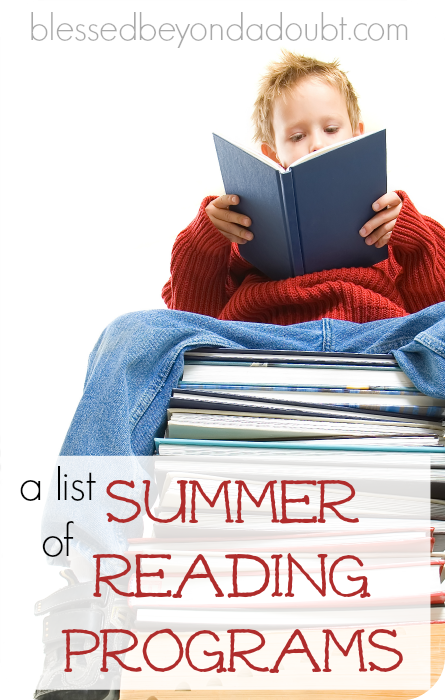 Keep your children reading this summer . Here's the list of all the summer reading programs for kids that they can participate in. I sign my kids up for all of them.