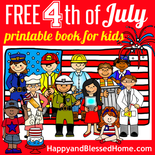 FREE 4th of July Printable Book