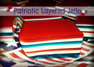 Patriotic Layered Jello