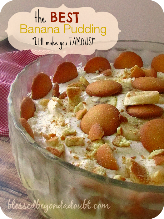 The BEST Vanilla Wafer Banana Pudding Recipe! - Blessed ...