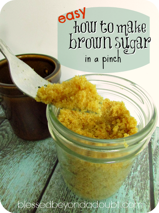 how to make brown sugar 