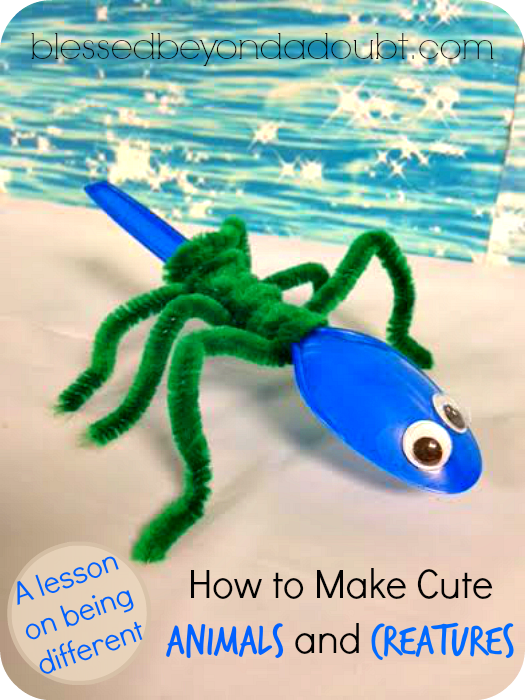 How to Make Pipe Cleaner Animals and Creatures - Blessed Beyond A Doubt