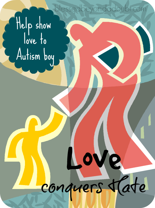 Simply leave a comment and tell this brave Autism boys he's AWESOME!