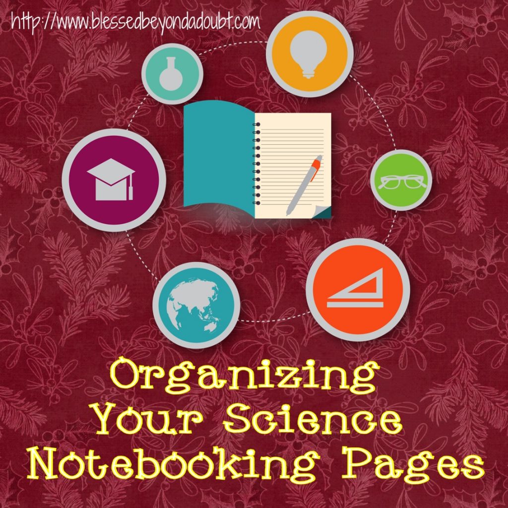 Organizing Your Science Notebooking Pages