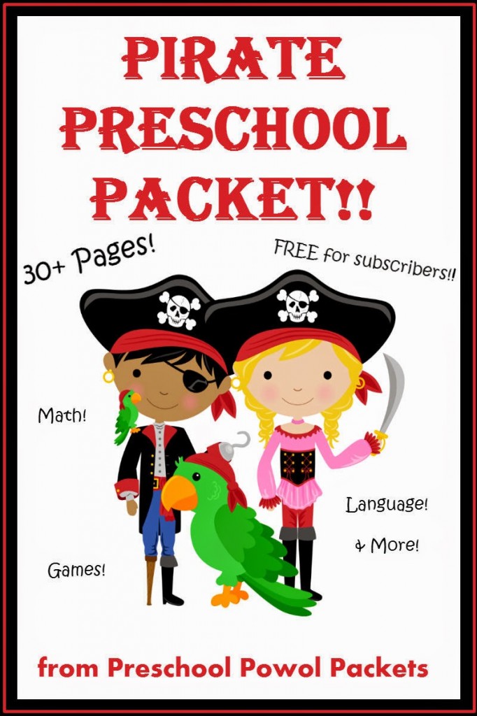 Pirate Preschool Packet