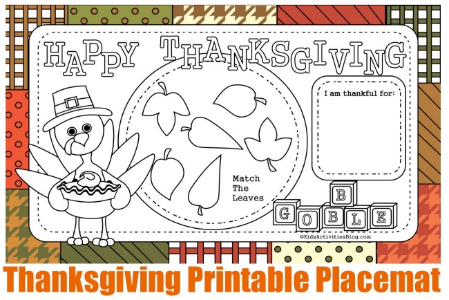 Thanksgiving-Placemat