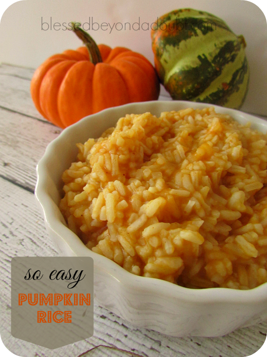 recipe pumpkin rice